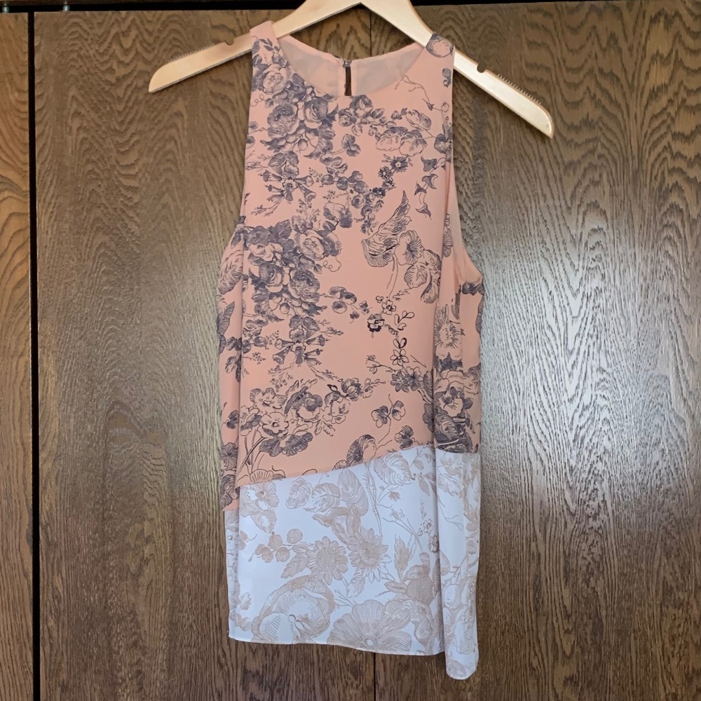 {Bailey 44} Layered Floral Tank